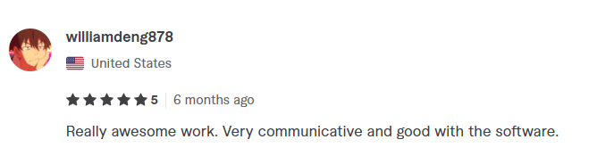 Testimonial from deng