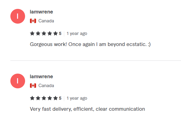 Testimonial from iamwrene