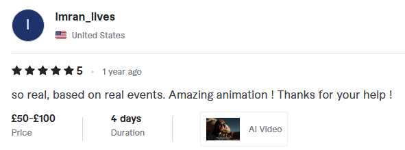 Testimonial from imran_lives - AI Video