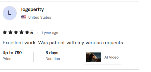 Testimonial from logsperity - AI Video